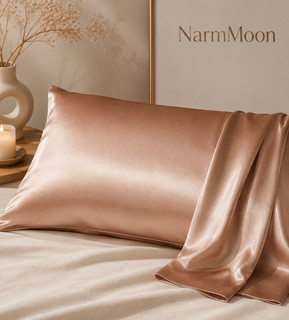 روبالشی ساتن ابریشمی لوکس 50×70 دوخت پاکتی سفارشی ، ساده مناسب سلامت پوست و مو
