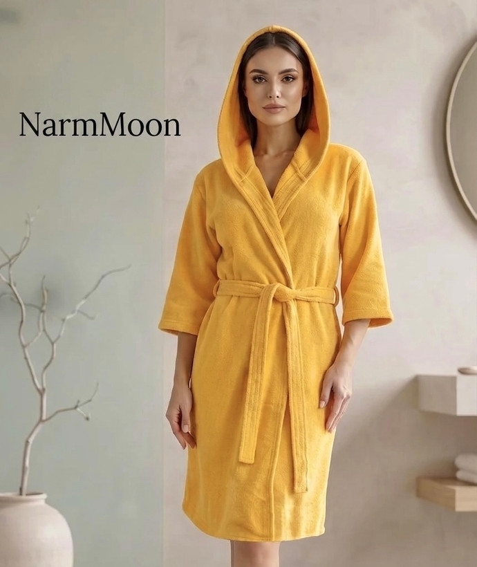 تنپوش کوتاه ساده پارچه ترک ، قد ۹۰ سانتیمتر، نرم و زودجذب