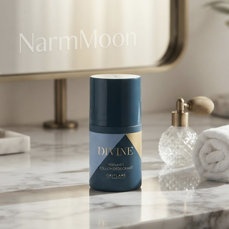 دئودورانت رولی زنانه اوریفلیم مدل دیواین Divine (حجم ۵۰ میل)